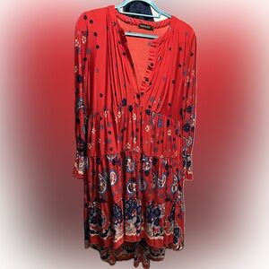 Reborn size medium paisley midi dress